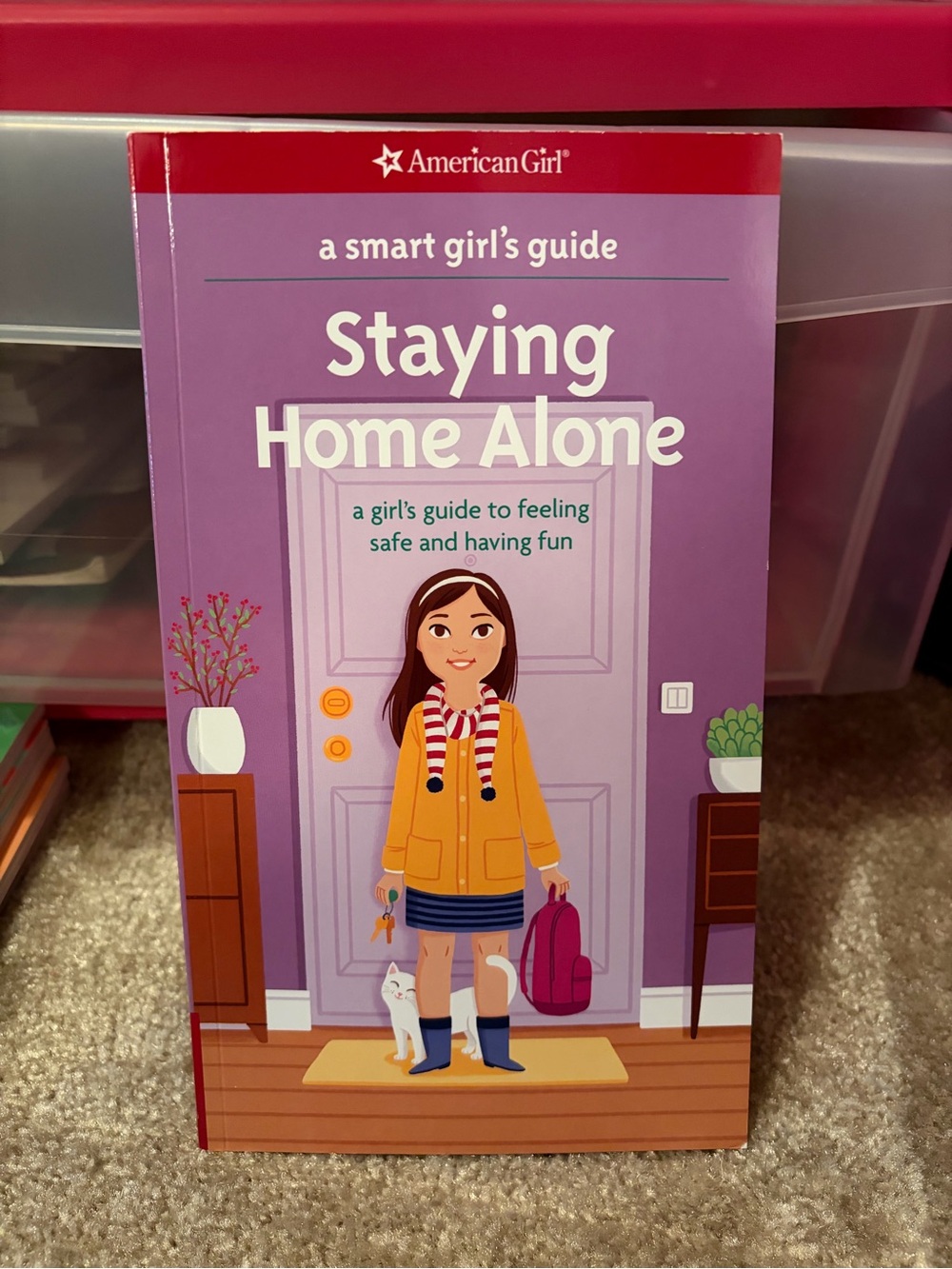 American Girl Guidebook Staying Home Alone - Purple, Orange, Green